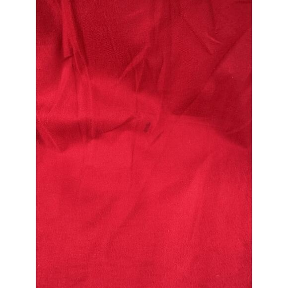 Eddie Bauer Men's XL Heavy Cotton Red Button Up Flap Front Pockets Cottagecore - Picture 5 of 11